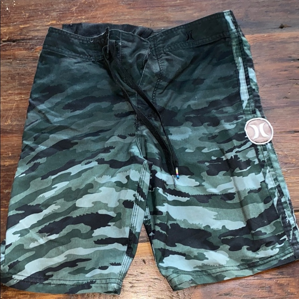 Boys large Hurley swim trunks